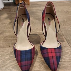 Plaid Heels